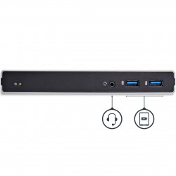 StarTech.com Docking Station Universale per Laptop USB 3.0 per dual-monitor DVI Gigabit Ethernet con adattatori HDMI / VGA