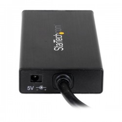 StarTech.com Hub Portatile USB 3.0 con Adattatore NIC Ethernet Gigabit Gbe in alluminio con cavo - UASP