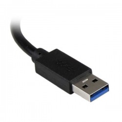 StarTech.com Hub Portatile USB 3.0 con Adattatore NIC Ethernet Gigabit Gbe in alluminio con cavo - UASP