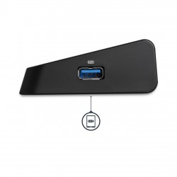 StarTech.com Docking Station Laptop universale USB 3.0 a doppia uscita video 4K DisplayPort / HDMI - Gbe + porta USB a ricarica