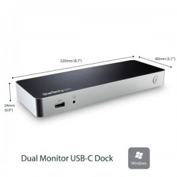 StarTech.com Docking Station USB-C per doppio Monitor Windows - MST - 4K - Adattatore HDMI a DVI