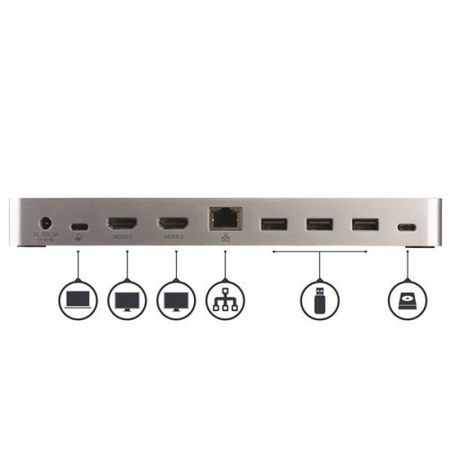 StarTech.com Docking Station USB-C per doppio...