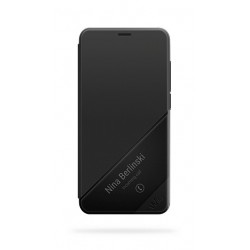 Wiko WKPRFIDGP130 custodia per cellulare 14,5 cm (5.7") Custodia a libro Nero, Grigio