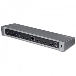 StarTech.com Dock per triplo Monitor 4K USB-C con 5x porte USB 3.0 - PD 100W