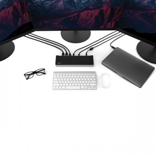 StarTech.com Dock per triplo Monitor 4K USB-C...