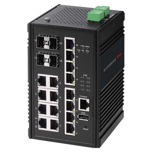 Edimax IGS-5416P switch di rete Gestito Gigabit...