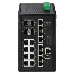 Edimax IGS-5416P switch di rete Gestito Gigabit Ethernet (10/100/1000) Nero Supporto Power over Ethernet (PoE)