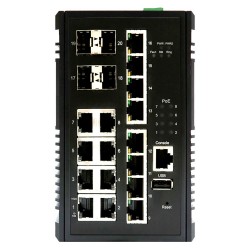 Edimax IGS-5416P switch di rete Gestito Gigabit Ethernet (10/100/1000) Nero Supporto Power over Ethernet (PoE)