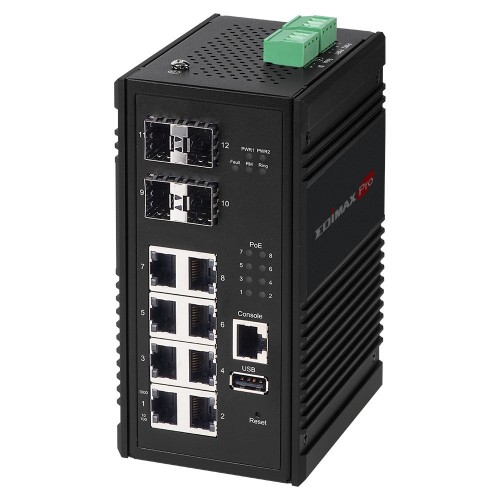 Edimax IGS-5408P switch di rete Gestito Gigabit...