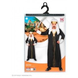 SULTANO (tunica con casacca, copricapo) (140 cm / 8-10 Years)