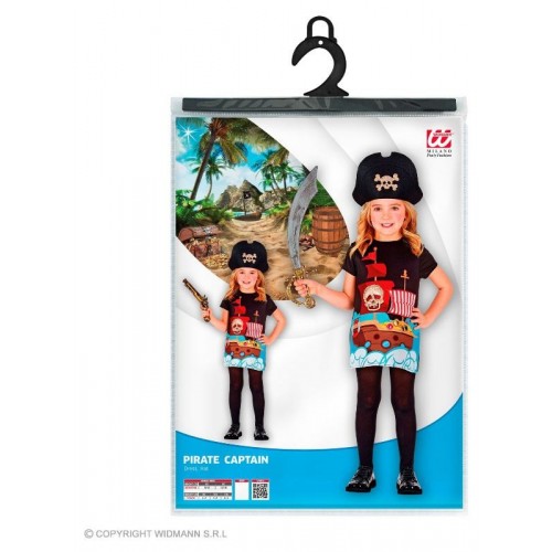 CAPITANO PIRATA (vestito, cappello) (104 cm /...