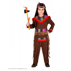 INDIANO (costume, fascia per testa con piume) (104 cm / 2-3 Years)