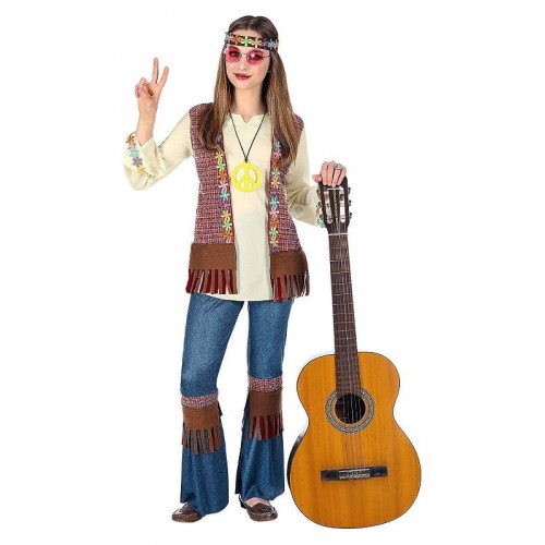 HIPPIE (camicia con gilet, pantaloni, fascia...