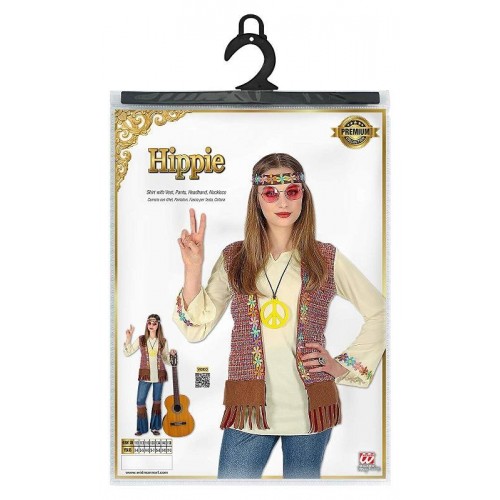 HIPPIE (camicia con gilet, pantaloni, fascia...