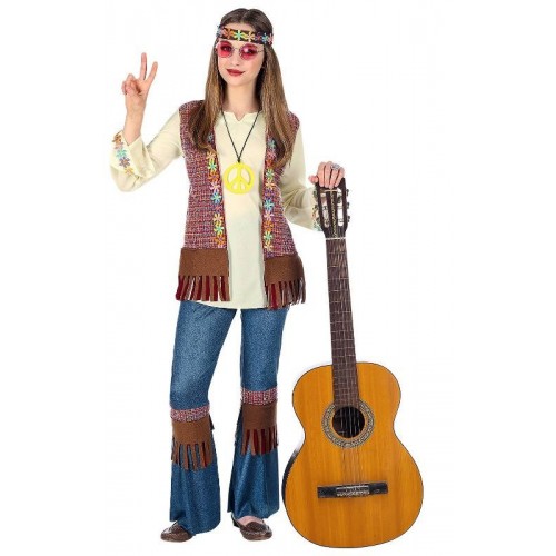 HIPPIE (camicia con gilet, pantaloni, fascia...