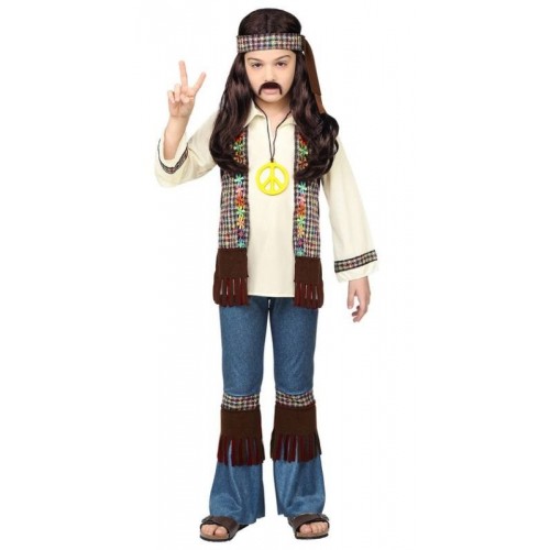 COSTUME PICCOLO HIPPIE 158 CM (11-13 ANNI) -...