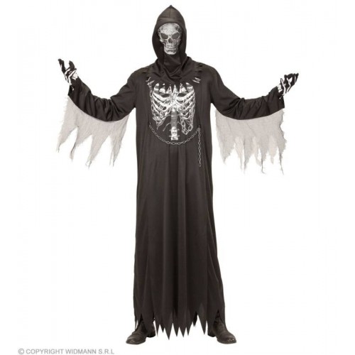 COST.GRIM REAPER (tunica con catena, cappuccio...
