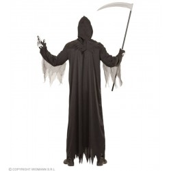 COST.GRIM REAPER (tunica con catena, cappuccio con maschera) Taglia (XL)