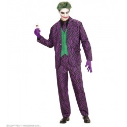 COST.EVIL JOKER (giacca con gilet, pantaloni, cravatta) Taglia (XL)