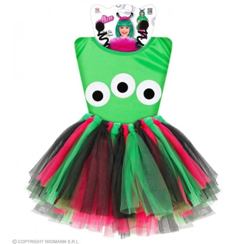 ALIENO (maglietta, tutu, cerchietto) (110 cm /...