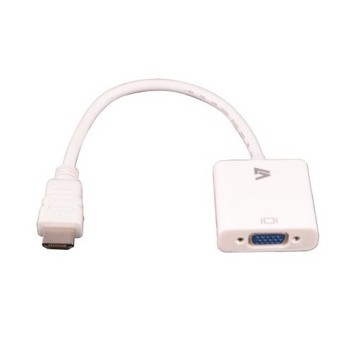V7 Adaptador blanco de vídeo con conector HDMI...
