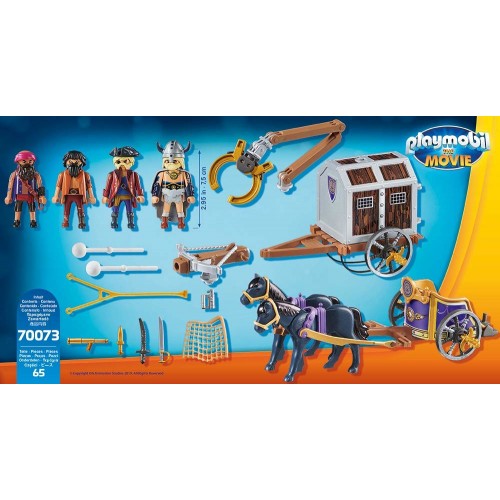 Playmobil The Movie Charlie with Prison Wagon