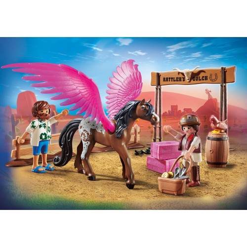 Playmobil The Movie Marla and Del with Flying...