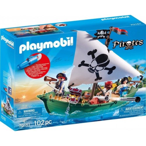 Playmobil Pirates 70151 - Nave pirata con...