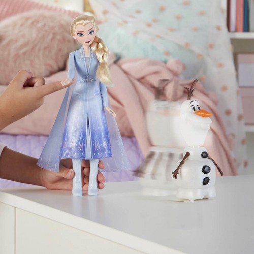 Hasbro Disney Frozen - Elsa e Olaf elettronici...