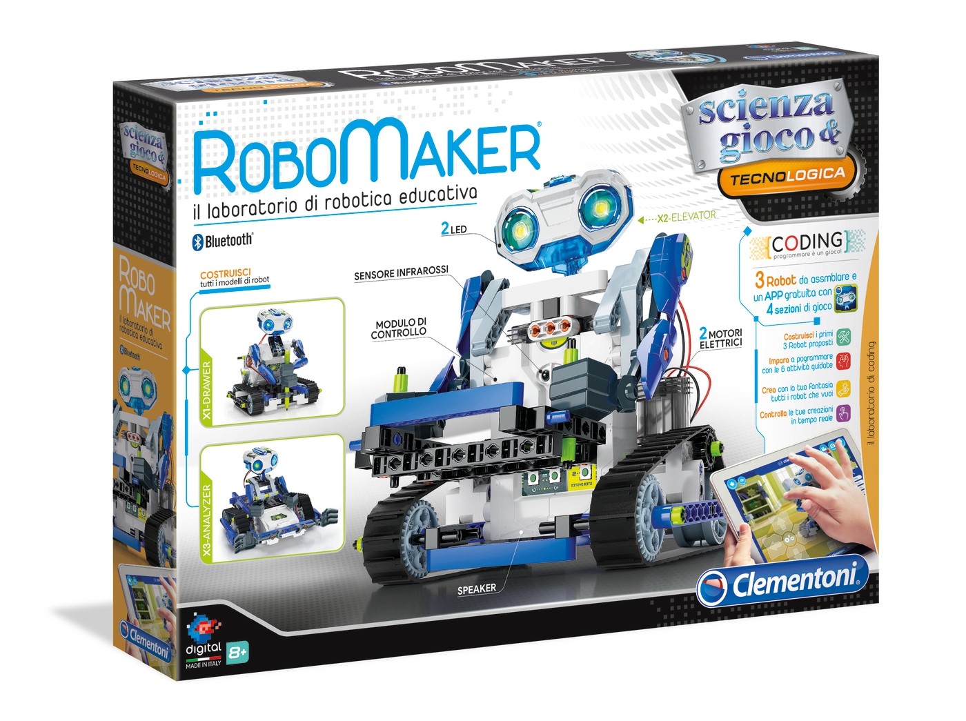Clementoni RoboMaker kit e piattaforma robot