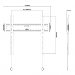 Newstar Supporto a parete per TV
