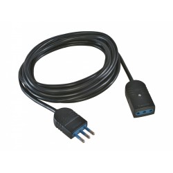 Poly Pool PP0382.1 prolunghe e multiple 5 m 1 presa(e) AC Interno Nero