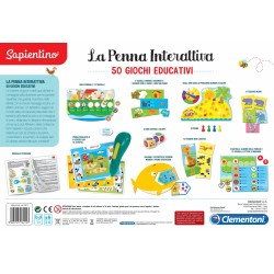 Clementoni Sapientino - La Penna Interattiva 50 Giochi Educativi