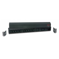 APC RACK PDU BASIC 1 U 16A 230V unità di distribuzione dell'energia (PDU) 0U/1U Nero 12 presa(e) AC