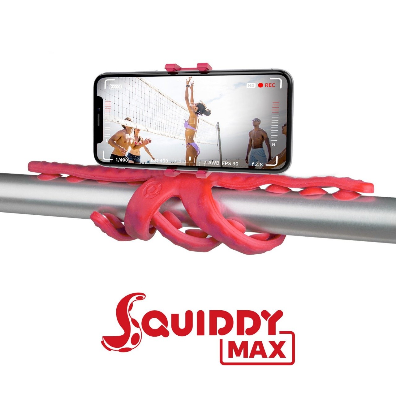 Celly Squiddy Max treppiede Smartphone/fotocamera di azione 6 gamba/gambe Rosso