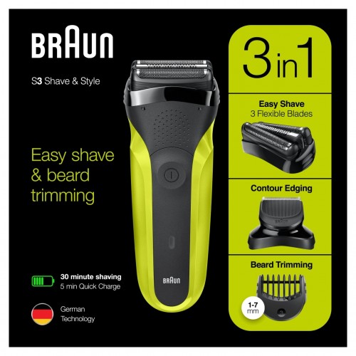 Braun Series 3 Shave&Style 300BT Rasoio Da...