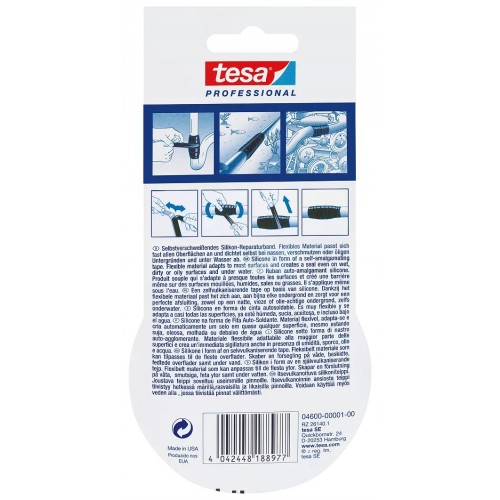 TESA 04600-00001-00 nastro sigillante Nero 3 m