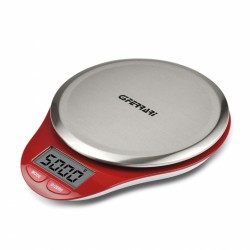G3 Ferrari Maddy Bilancia da cucina elettronica Rosso, Acciaio inossidabile Superficie piana Ovale