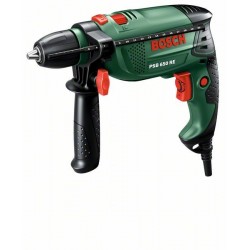 Bosch PSB 650 RE Senza chiave 3000 Giri/min Nero, Verde, Rosso 1,9 kg