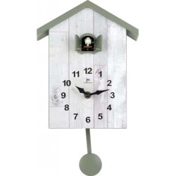 Lowell 50041A orologio da parete Orologio da parete in quarzo Altro Legno, Verde