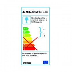 New Majestic LL 405 lampada da tavolo Bianco LED A++