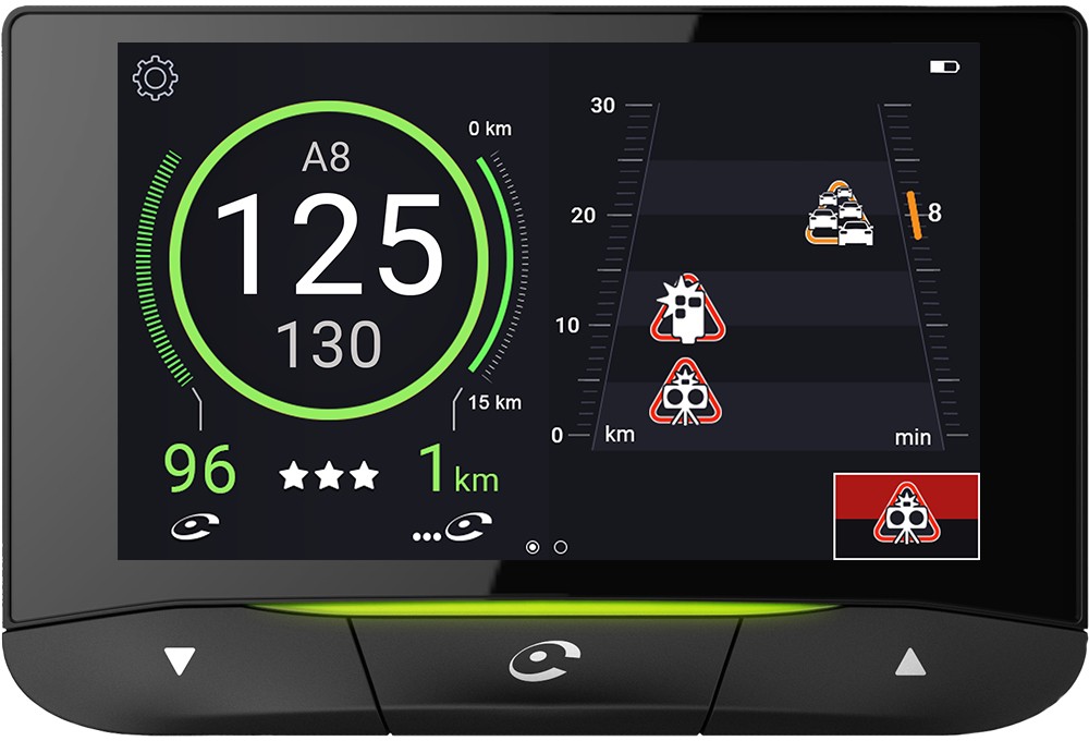 COYOTE S navigatore 10,2 cm (4") Touch screen Fisso Nero 155 g