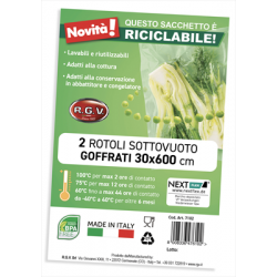 R.G.V. BUSTA 2 ROTOLI 30x600 7102 ROTOLI GOFFRATI