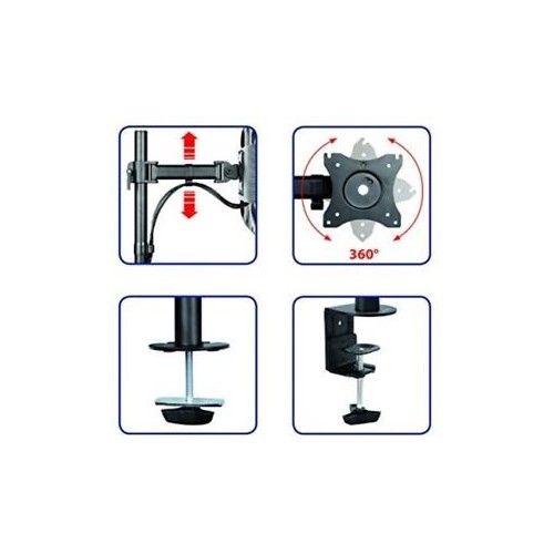 Meliconi Desk 100 R 68,6 cm (27") Nero