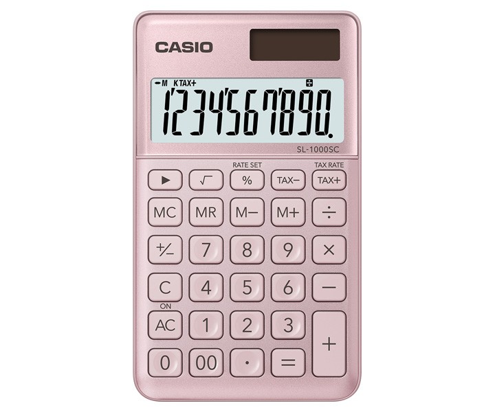 Casio SL-1000SC-PK calcolatrice Tasca Calcolatrice di base Rosa