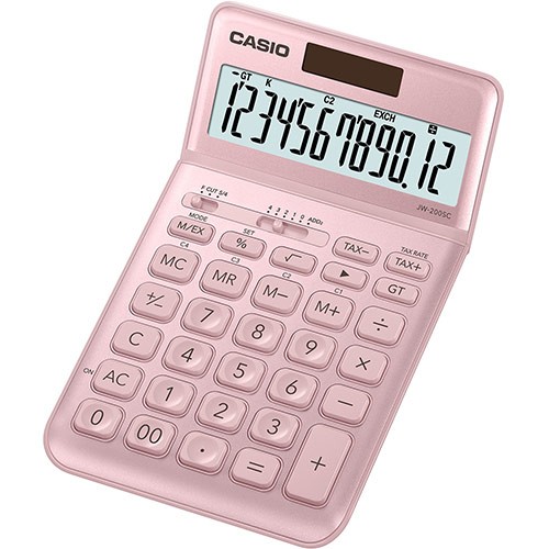Casio JW-200SC-PK calcolatrice Desktop Calcolatrice di base Rosa