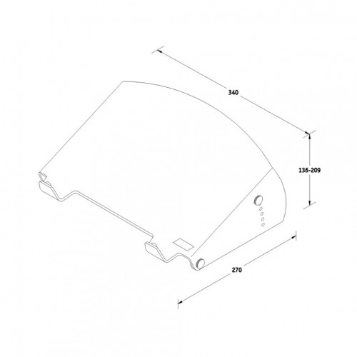 Newstar Supporto per notebook [acrilico]