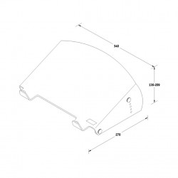 Newstar Supporto per notebook [acrilico]