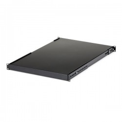 StarTech.com Ripiano per montaggio a rack regolabile 1U - Robusto ripiano per armadio server rack fisso - 80 kg
