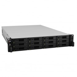 Synology RX1217RP array di dischi Armadio (2U) Nero, Grigio